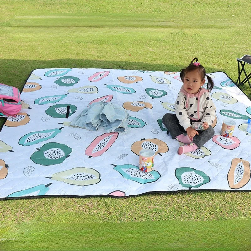 

Outdoor Picnic Mat Portable Thicken Picnic Beach Mat Folding Waterproof Blanket Travel Supplies ​Machine Washable