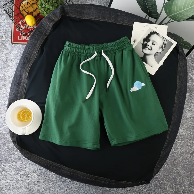 Summer Solid Men Shorts Sleep Bottoms Male Sleepwear Pants Soft Polyester Home Shorts Men Casual Pants Male Shorts for Beach