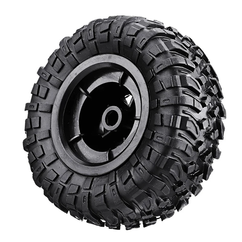 

2 Set RC Car Part: 1 Set RC Car Tires Tyre Wheel Upgrades Accessories & 1 Pcs Metal Front Bumper