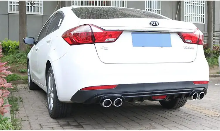 Для Kia Forte K3 ABS задний бампер диффузор защитные бамперы для 2016 2018 Боди Комплект