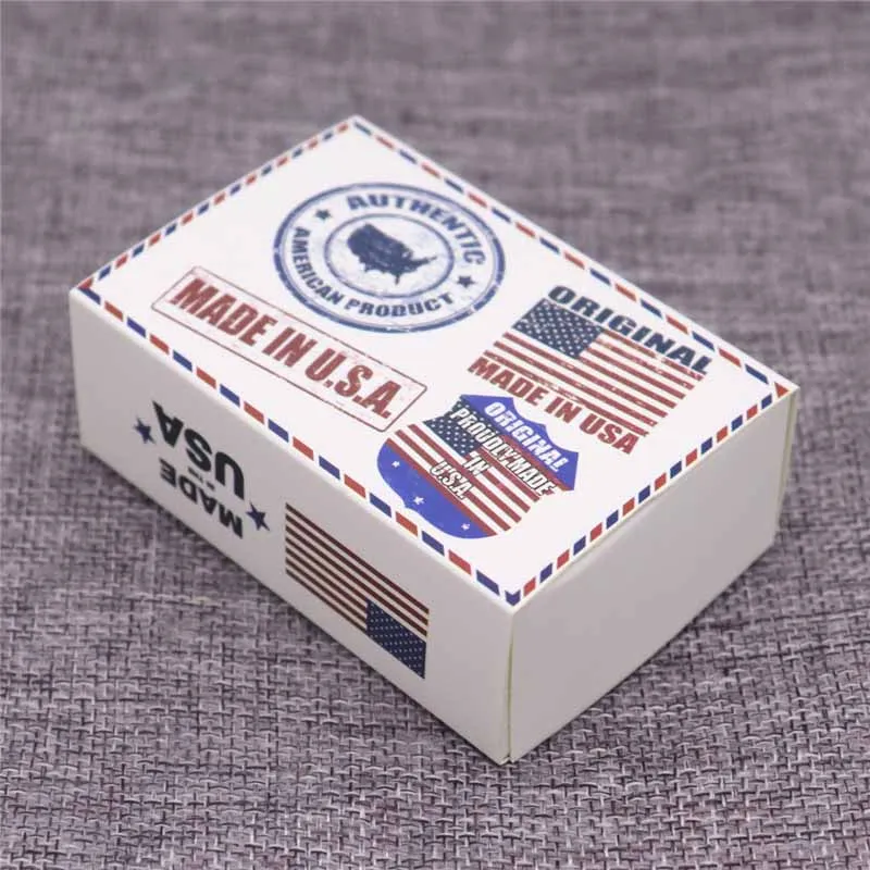 box as pic 5 шт. в партии, веселая Рождественская Подарочная посылка, ручная работа, милая Свадебная посылка, белая/крафт-коробка с цветочным узором - Цвет: box as pic