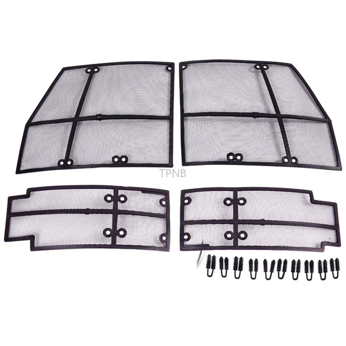 4 шт./компл. Автомобильная Передняя решетка для защиты от насекомых Nissan патруль