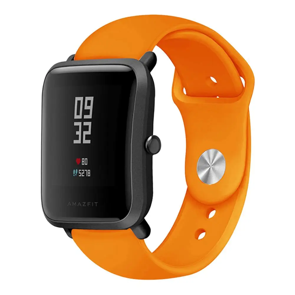 20 мм силиконовый ремешок для часов для samsung Galaxy Active gear S2 Garmin Vivoactive 3 Amazfit часы ремешок аксессуары