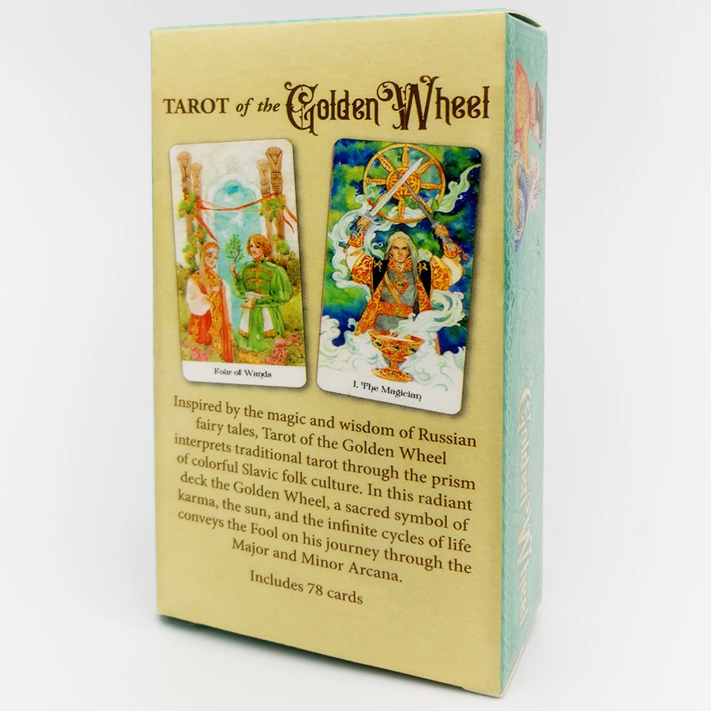 Таро золотого колеса 78 карт колода русское издание вдохновленные сказками Мила