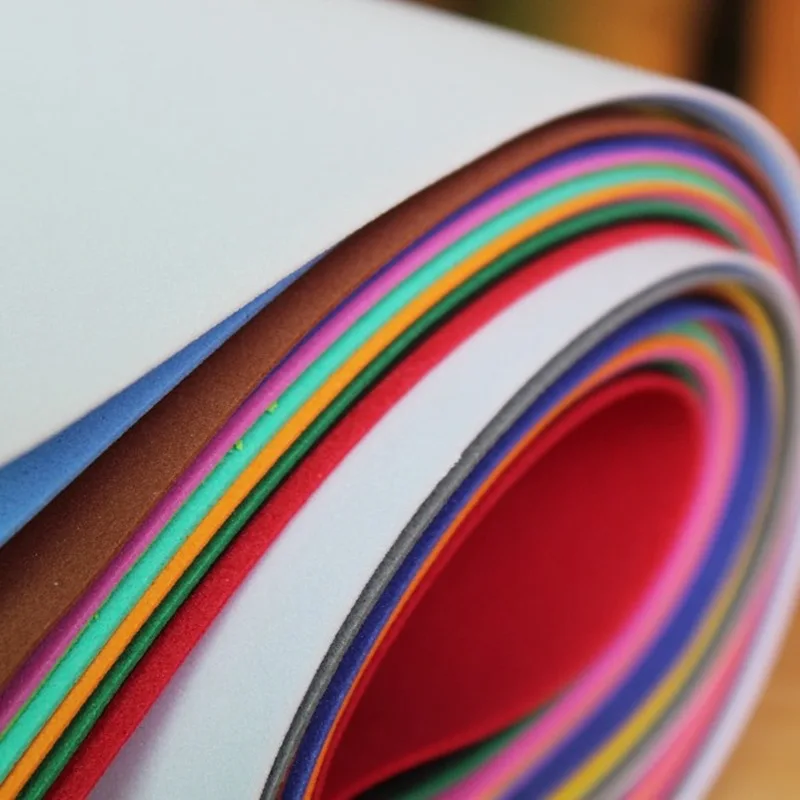 

10pcs DIY Foam Paper Sheets Foamiran Colorful Foam Paper Wall Sticker Kindergarten Decor FOR NeedLework Felt 50*50cm