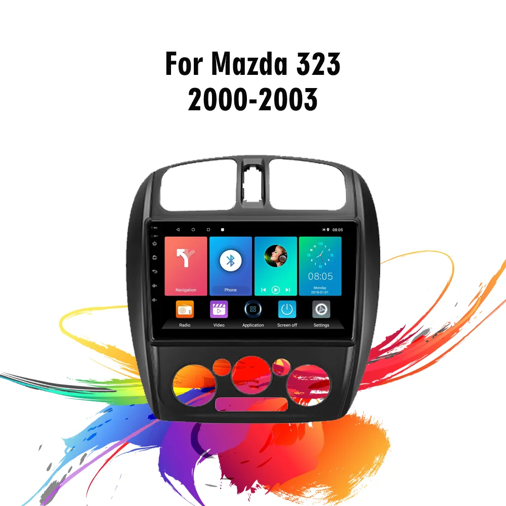 

Eastereggs For Mazda 323 2000-2003 2 din Android Autoradio Car Radio WIFI GPS Navigation Multimedia Player head unit With Frame