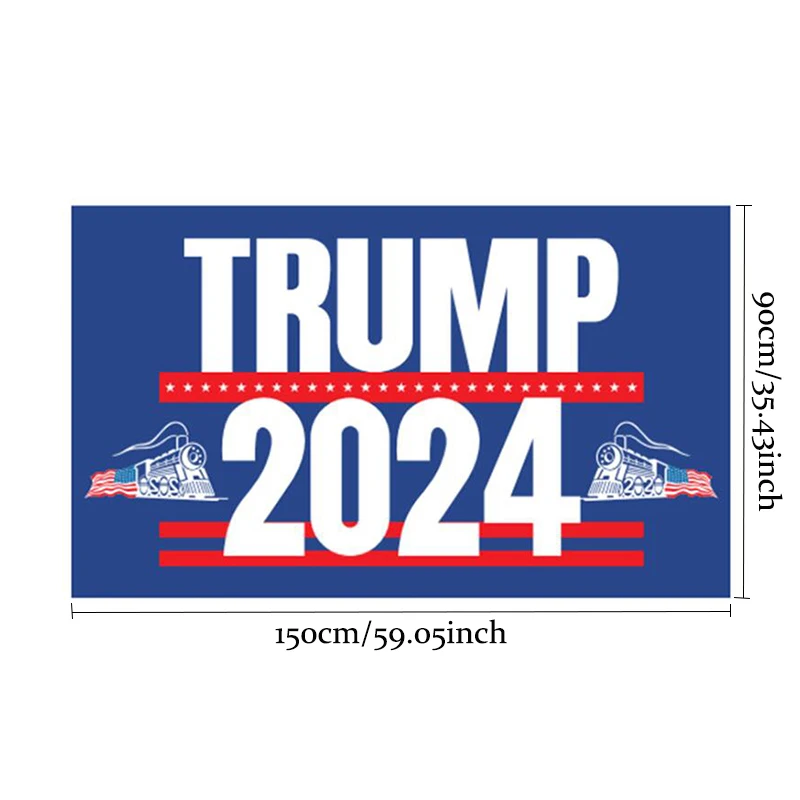 Размер Трампа 90x150 см 2024 висящий снова знак успеха американский флаг большой
