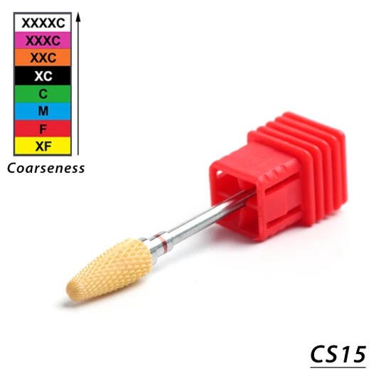 CS15 STZ 1 шт. керамические сверла для ногтей Маникюрные роторные фрезы электрические пилочки для ногтей Гель-лак для удаления педикюра аксессуары CS01-27 - Цвет: CS15