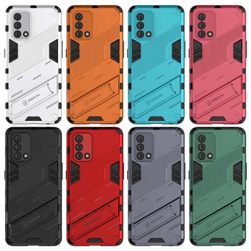 For Cover OPPO A95 Case For OPPO A95 Capas Shockproof Armor Phone Bumper Back  Kickstand Holder Cover For OPPO A95 Fundas 6.43