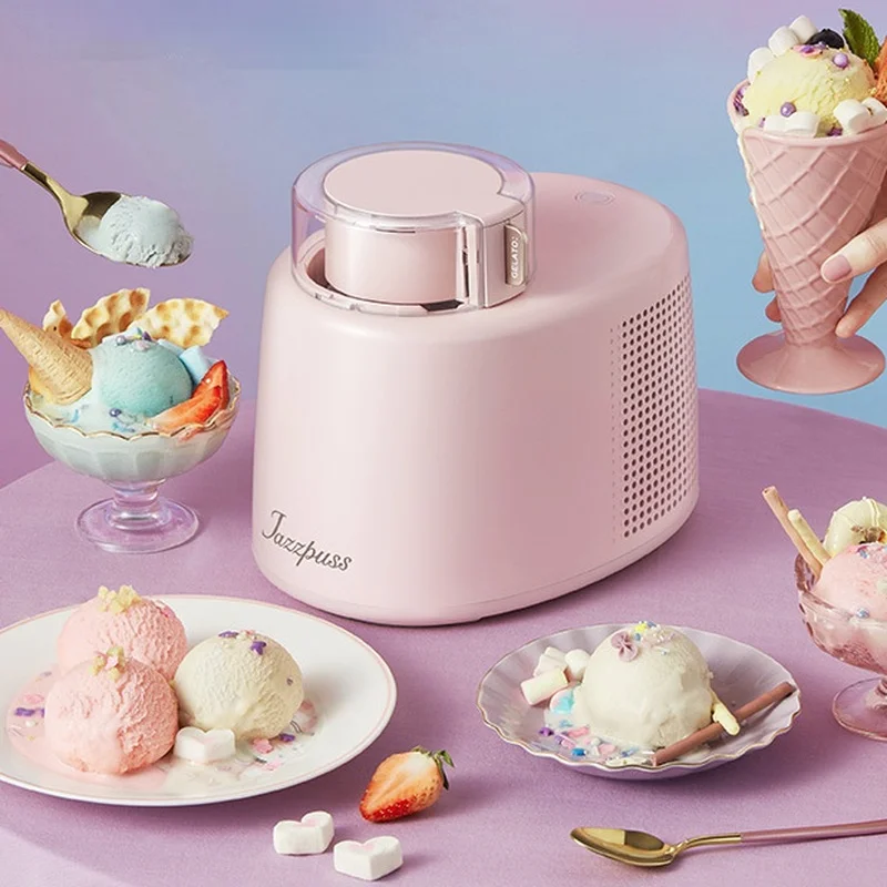 vender Casa Cheia Automática Máquina De Sorvete Frutas Fabricante Casa Iogurte Sobremesa Macio Slush Icecream Portátil 0.5l 60w