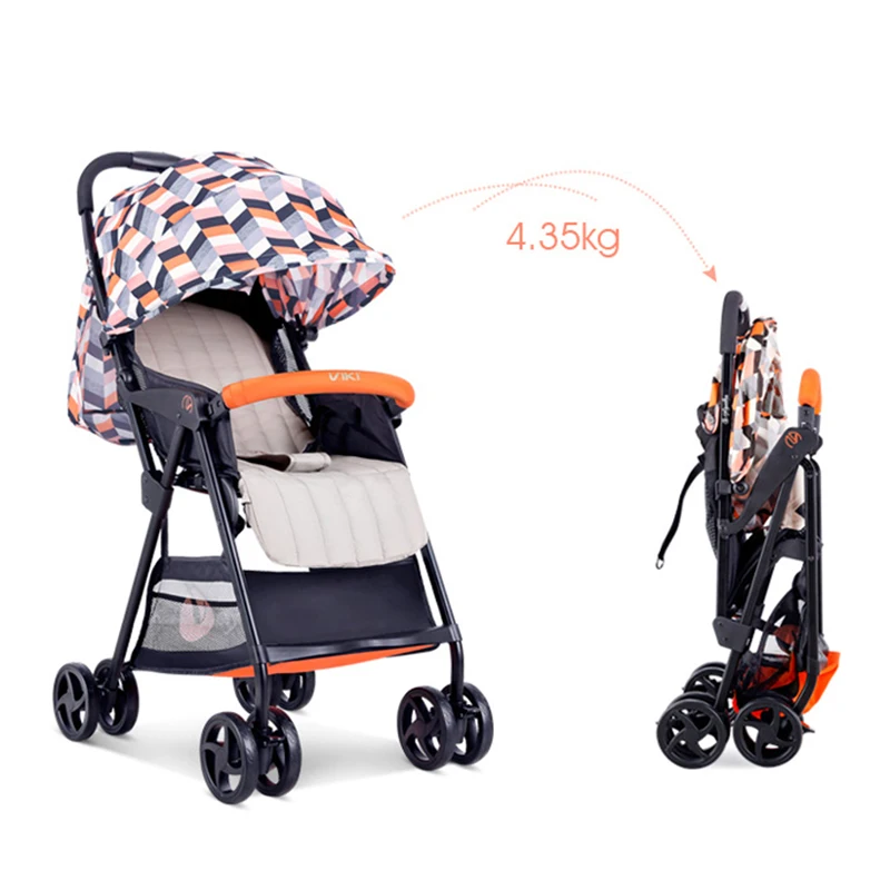 VIKI 4 35 кг легкая детская коляска переносная для путешествий складная Бесплатная