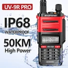 Обновленная Двухдиапазонная Водонепроницаемая рация Baofeng UV-9R PRO 9R, высокомощная рация, Любительская связь, двухсторонняя радиосвязь VHFUHF Ham