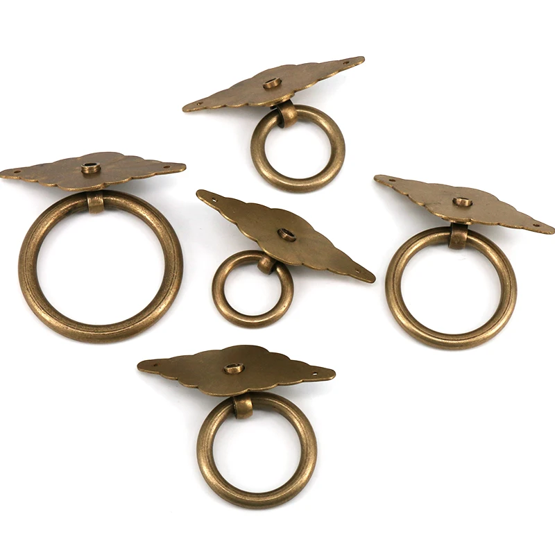 Бронзовая фурнитура для шкафа ящики выдвижные ручки выдвижное кольцо ящика