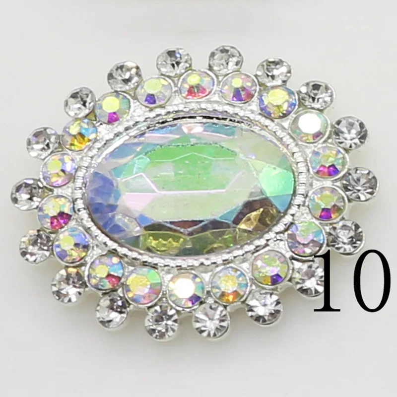 NO.10 10 шт./lot30*26 мм акриловые кнопки обеденный стол для отеля алмазные украшения аксессуары DIY ремесло украшения украшенные пряжки - Цвет: NO.10