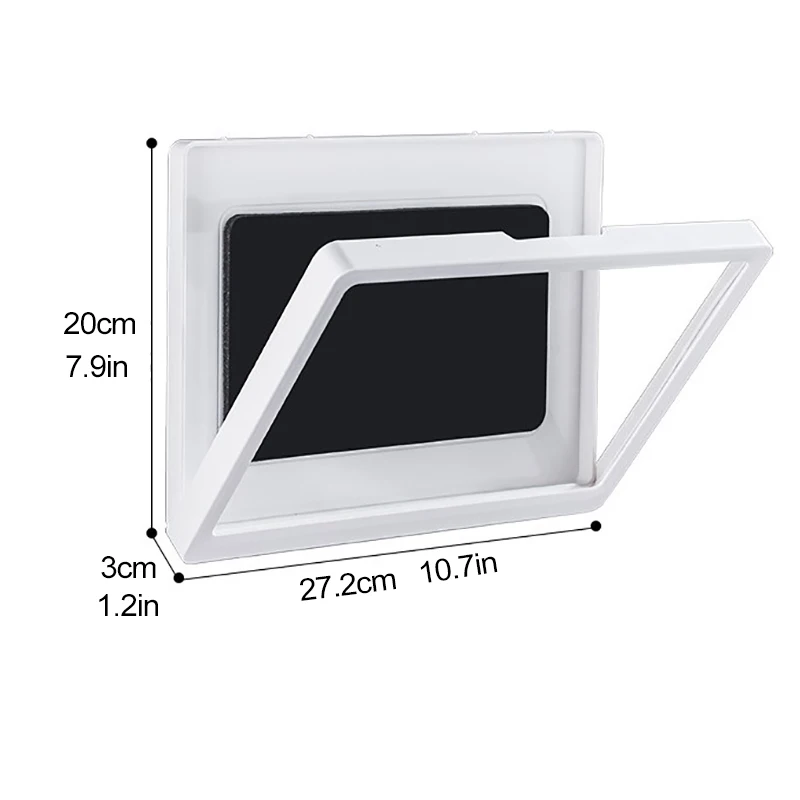wall mounted tablet waterproof case shower phone holder punch free bathroom ipad storage box touch screen watching tv holder free global shipping
