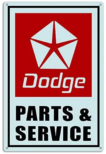 

ArtFuzz Dodge Parts Reproduction Gas Station Metal Sign 12x16