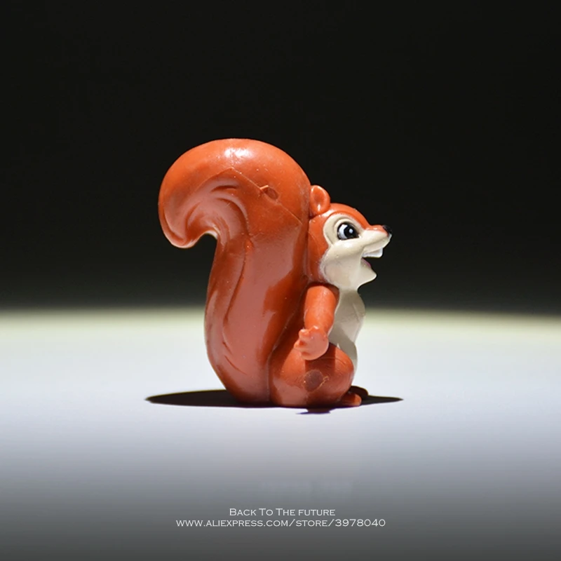 Disney Bambi Squirrel 3.5cm mini doll Action Figure Anime Decoration Collection Figurine Toys model for children gift | Игрушки и хобби