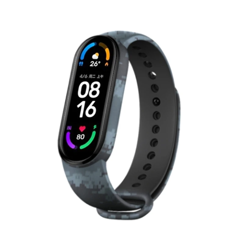 watchband replacement soft silicone waterproof wristband for xiao mi mi band 6 wearable devices smart accessories h9eb free global shipping