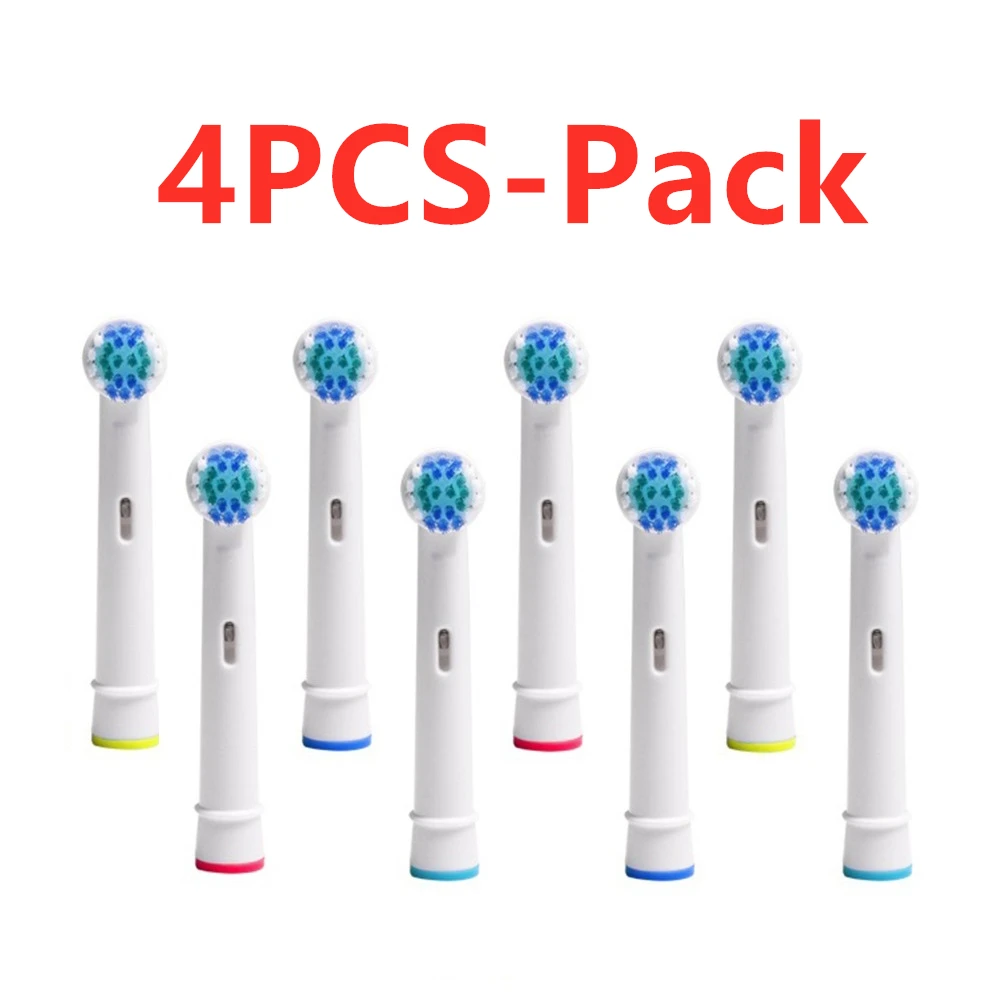 

4pcs Replacement Brush Heads For Oral B Rotation Type Electric Toothbrush Replacement heads/ Pro Health/Triumph/ Advance Power