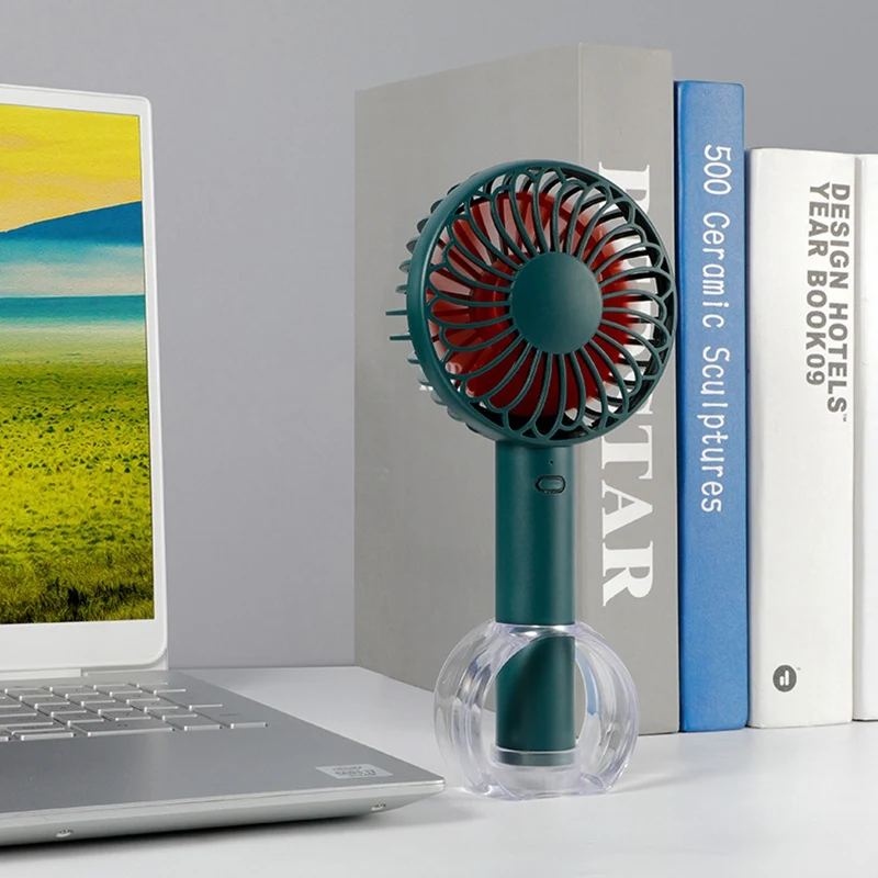 

Hanging Neck Fan Mini Portable Fan Handheld USB Rechargeable Fan Desktop Air Cooler for Outdoor Travel Home