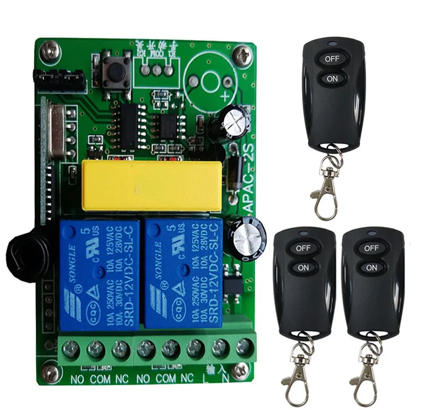 433 МГц пульт дистанционного управления для освещения устройство открывания