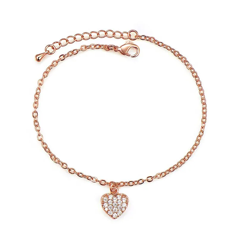 Jinzeyi браслет для женщин модные вечерние регулируемые персиковый в форме сердца