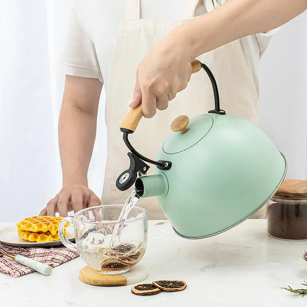 Чайник со свистком для газовая плита Bouilloire 2.5L/3L/3.5L Нержавеющая сталь свисток Чай