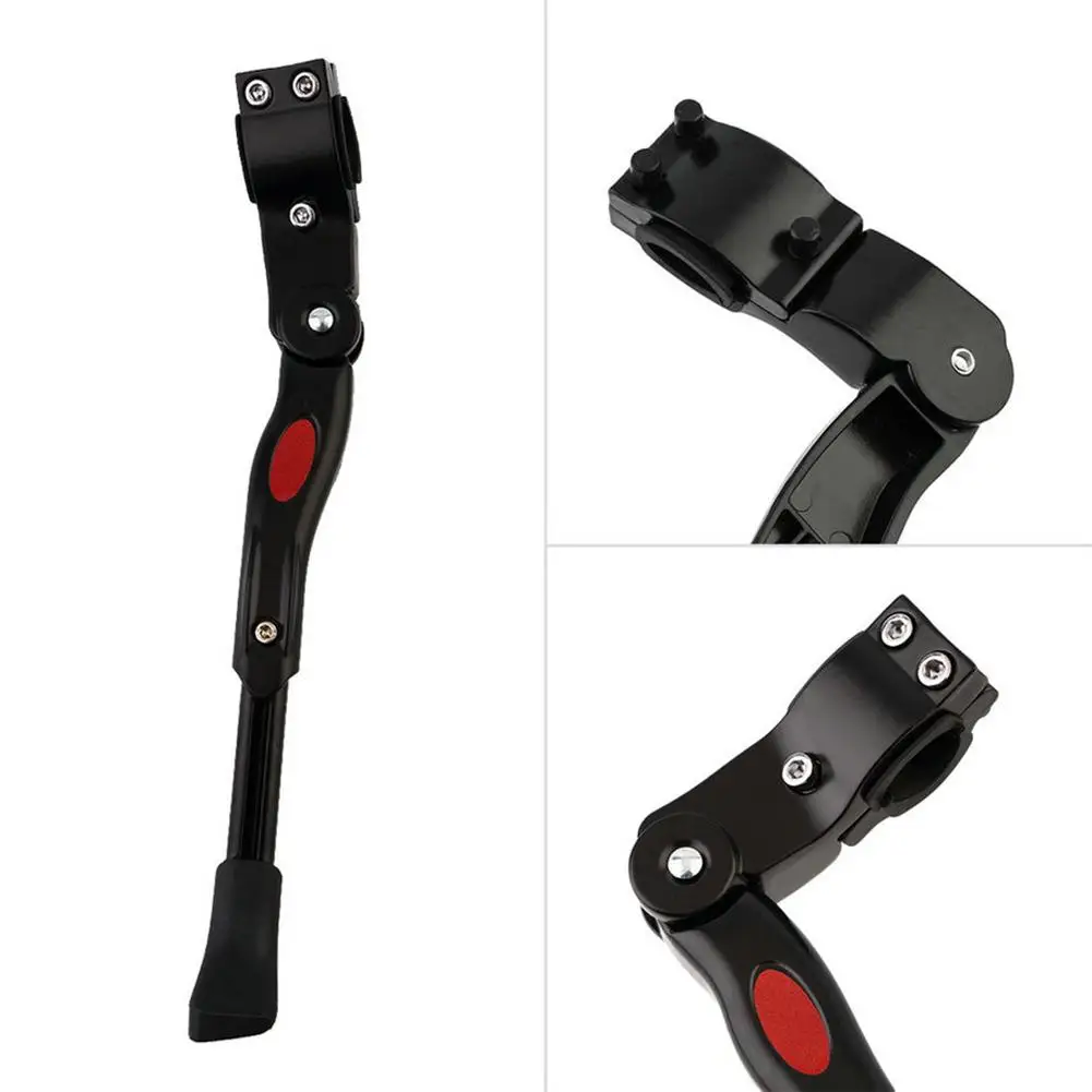 

Adjustable MTB Road Bicycle Kickstand Parking Rack Side Kick Stand Black Rack Mountain Bike Support Side Kick Stand