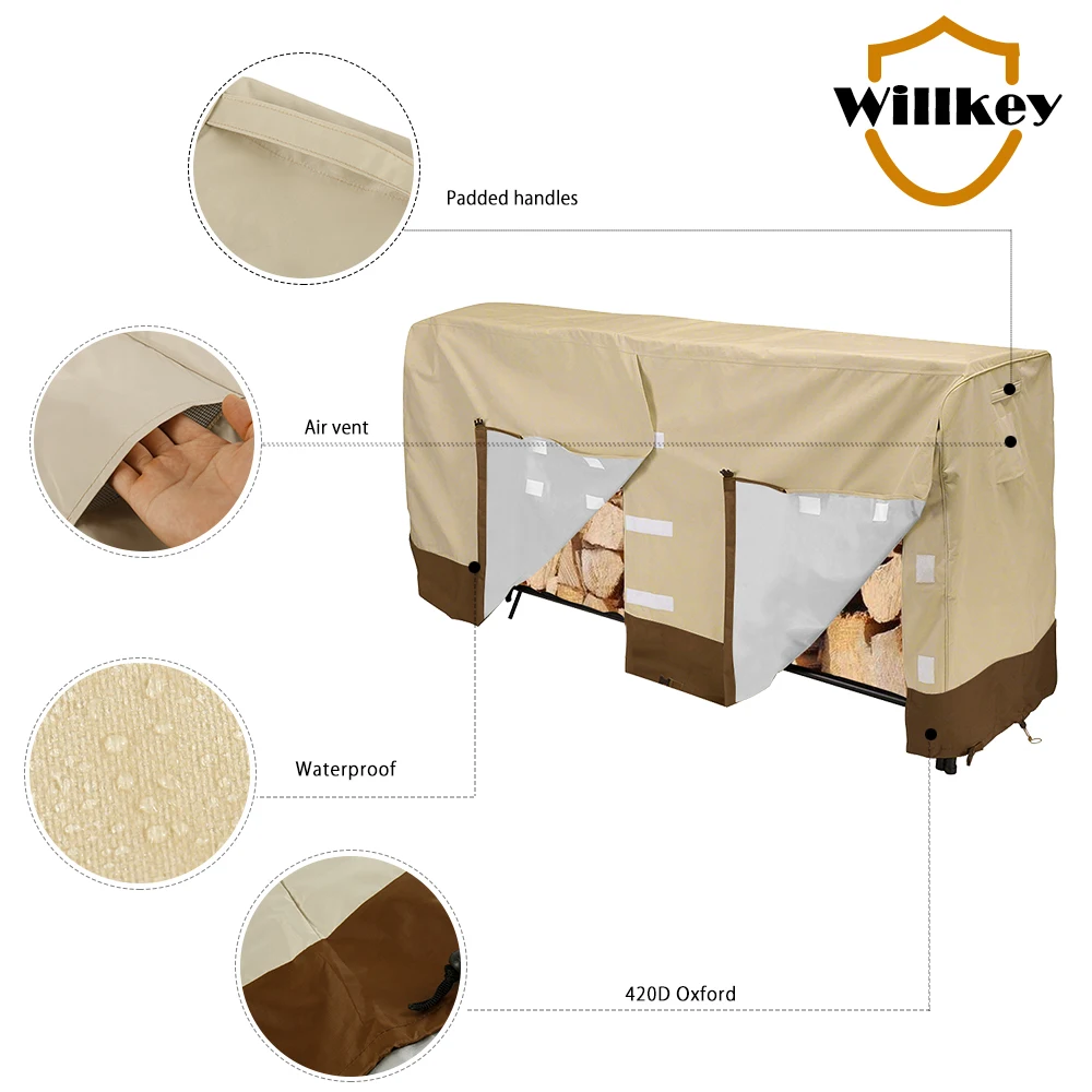 Практичный сад дрова сушилка для журнала крышка с защитой от пыли