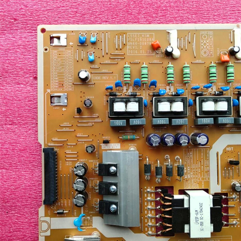 Good test working for Samsung BN44-00878A L55E7_KSM PSLF191E08A UN55KS8000 UE49KS7502U UN55KS8500 un49ks8000 power supply board
