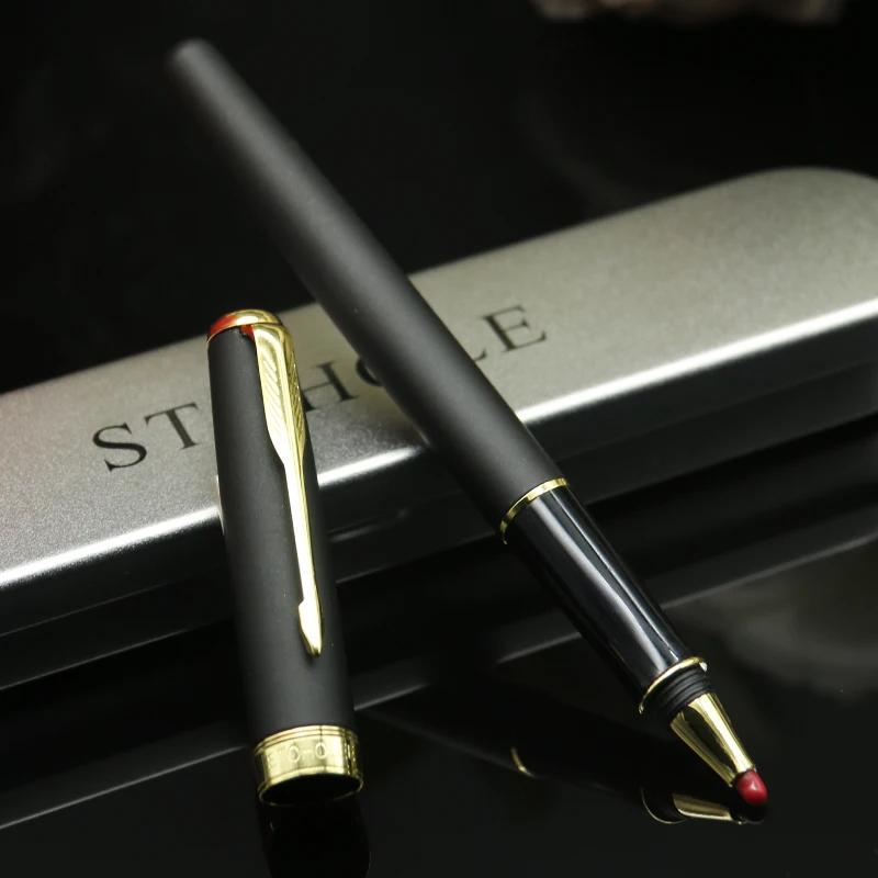 Ручка + коробка Металлическая Ручка-роллер четырнадцать линий стихов