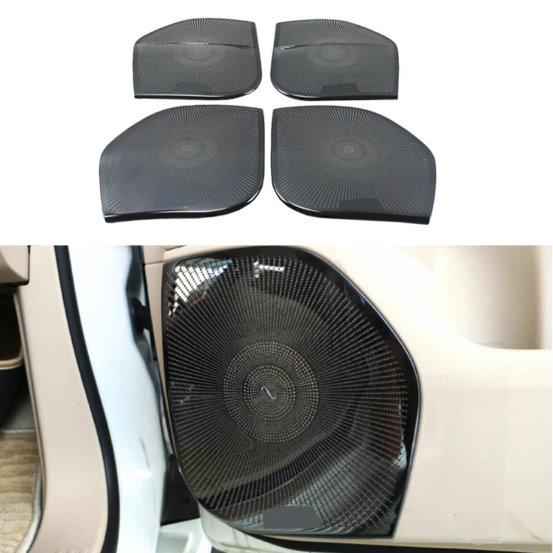 Для Toyota Land Cruiser 200 2012 2013 из нержавеющей стали дверной звуковой сигнал передней двери