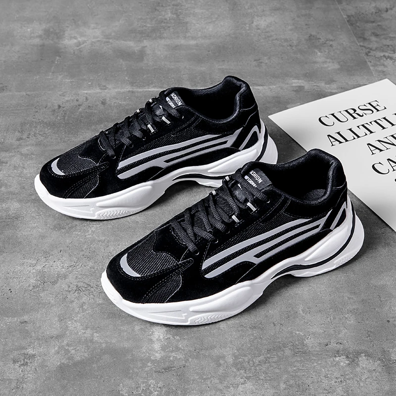 Новый стиль хит продаж Мужская дышащая повседневная обувь Студенческая уличная