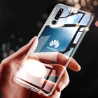 Ультратонкий прозрачный силиконовый чехол-бампер для телефона Huawei P20 P30 Pro P40 Lite 5G P8 P9 Lite 2017 P10 Plus, мягкая задняя крышка корпуса etui