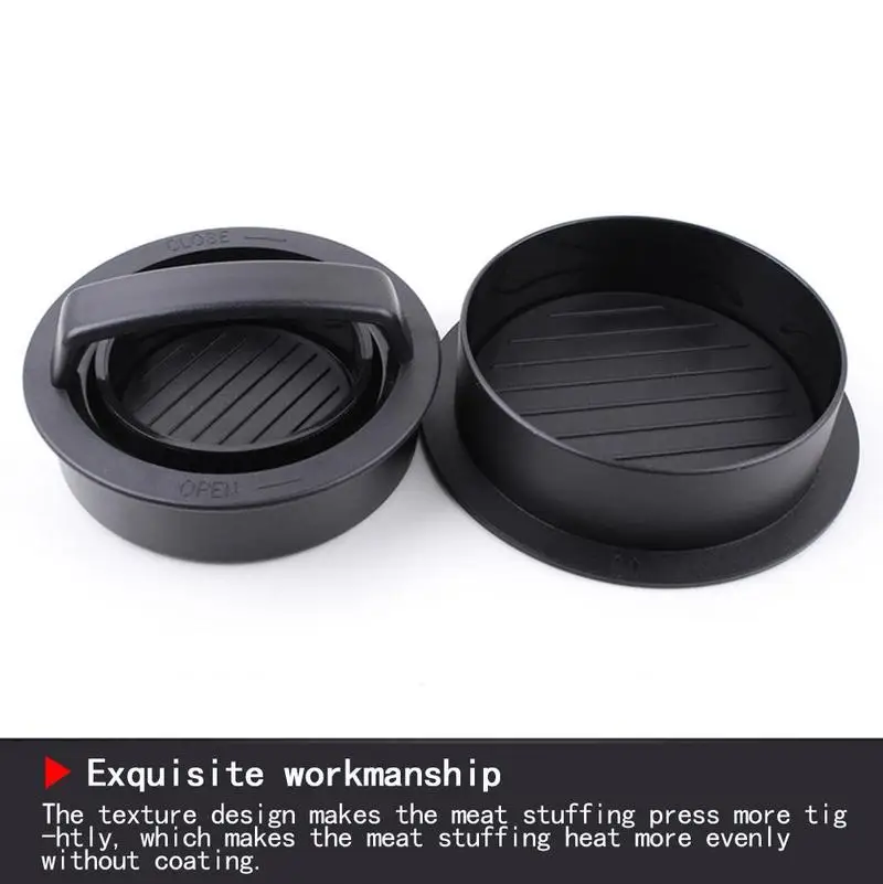 ABS антипригарный пресс для бургеров мяса котлет шеф-повара формы гамбургеров