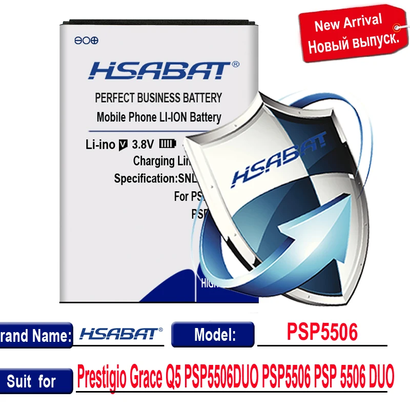 Аккумулятор HSABAT 0 цикл 4050 мАч PSP 5506 для Prestigio Grace Q5 5506DUO DUO высококачественные