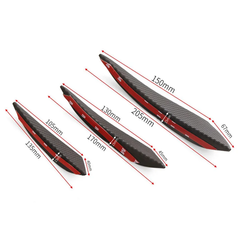 Фото Новый разделитель переднего бампера из 6 шт./партия для Renault Megane 2 3 Duster Logan Clio 4 3 Laguna 2 Scenic Sandero 2 Captur Fluen №5