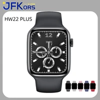 hw22 plus smart watch series 6 wireless charger bluetooth smartwatch for apple watch ios android pk iwo 13 14 hw16 w37 dt100 m26