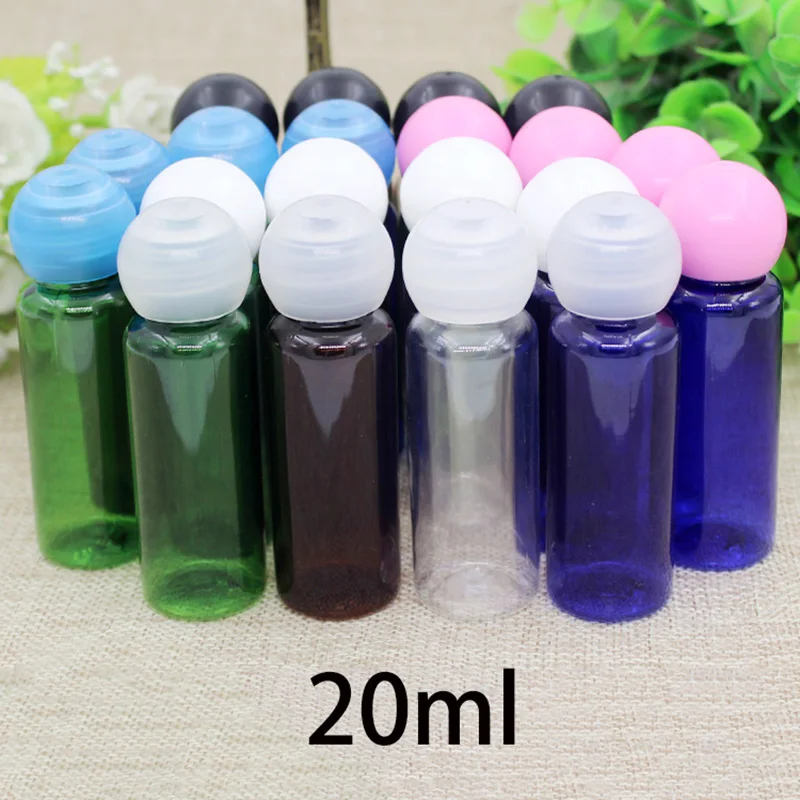 20 мл пластиковая бутылка с внутренней вилкой пустые косметические эфирные масла
