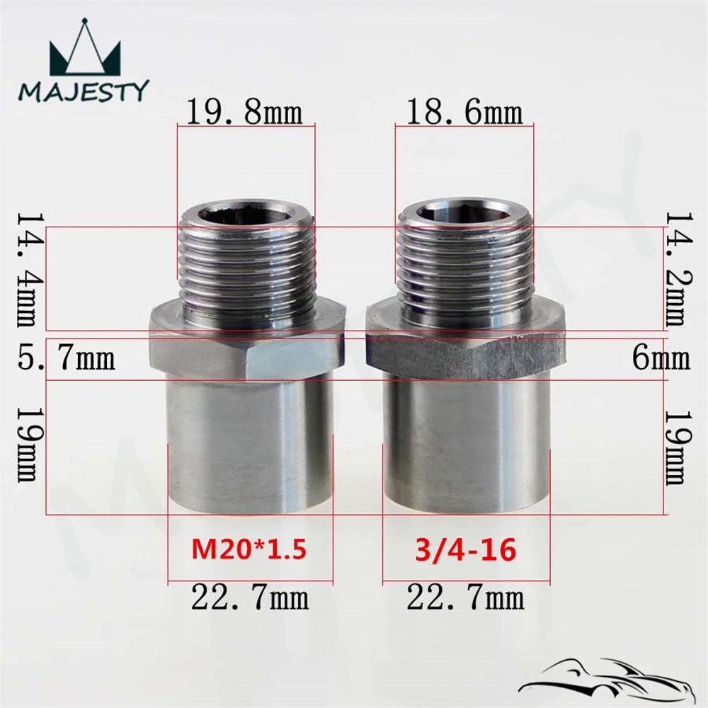 Фильтр масляного радиатора AN10 3/4 дюйма 16-UNF / M20 X1.5 черный адаптер/адаптер для