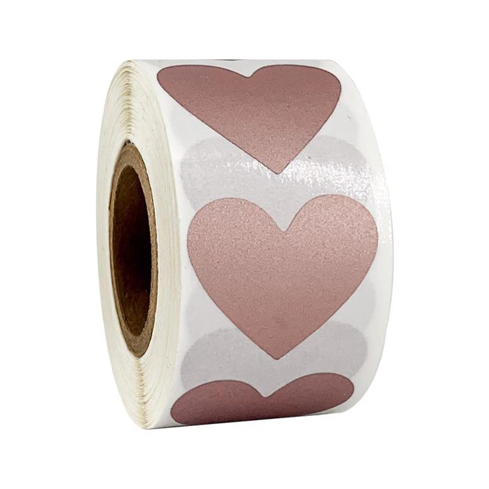 

300pcs Heart Shape Scratch Off Stickers Self-Adhesive Scratch Label for Wedding Birthday Party Game Gifts Crafts