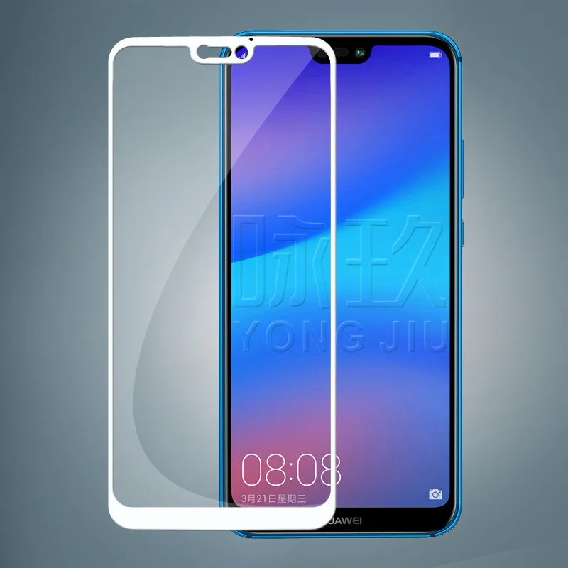 Полное покрытие закаленное стекло для Huawei P20 Защитная пленка экрана Hauwei Pro NOVA3E