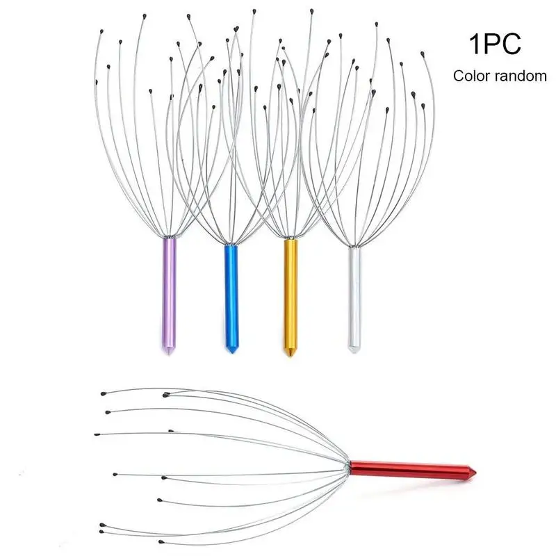 1 шт цвет случайный из Нержавеющей Стали Осьминог головы Массажер для снятия