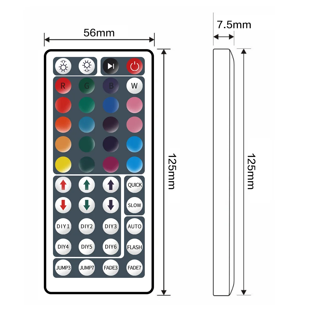 5 V USB ИК пульт дистанционного управления RGB разъем 44Key светодиодный контроллер 5050