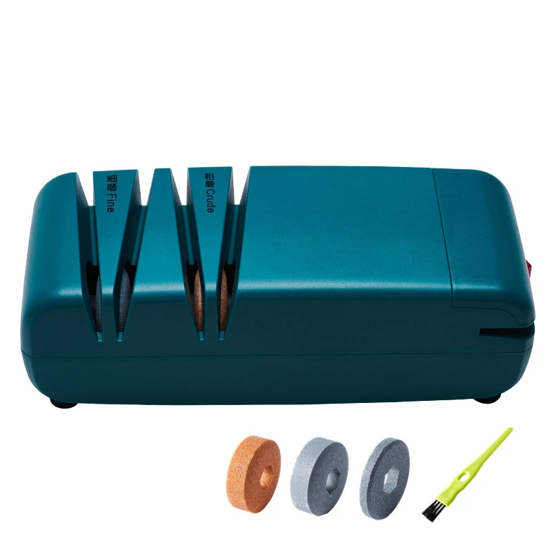 

Professional Electric Knife Sharpener for Straight Serrated Knives and Kitchen Shears Diamond Sharpening Wheel Kitchen Gadget