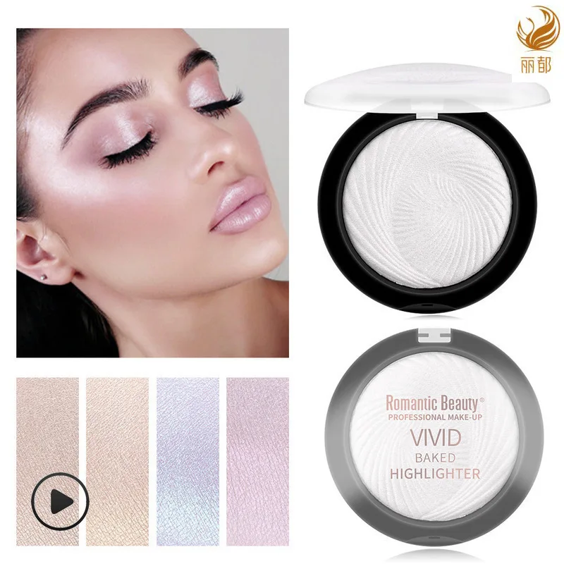 

Make Up хайлайтер Powder Nose Facial Dressing Powder Pearlescent Shiny Glitter Diamond Brighten Maquiagem Profissional Completa