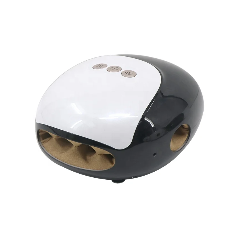 

SM006 ready to ship cordless portable shiatsu air compression finger hot compress hand massager machine
