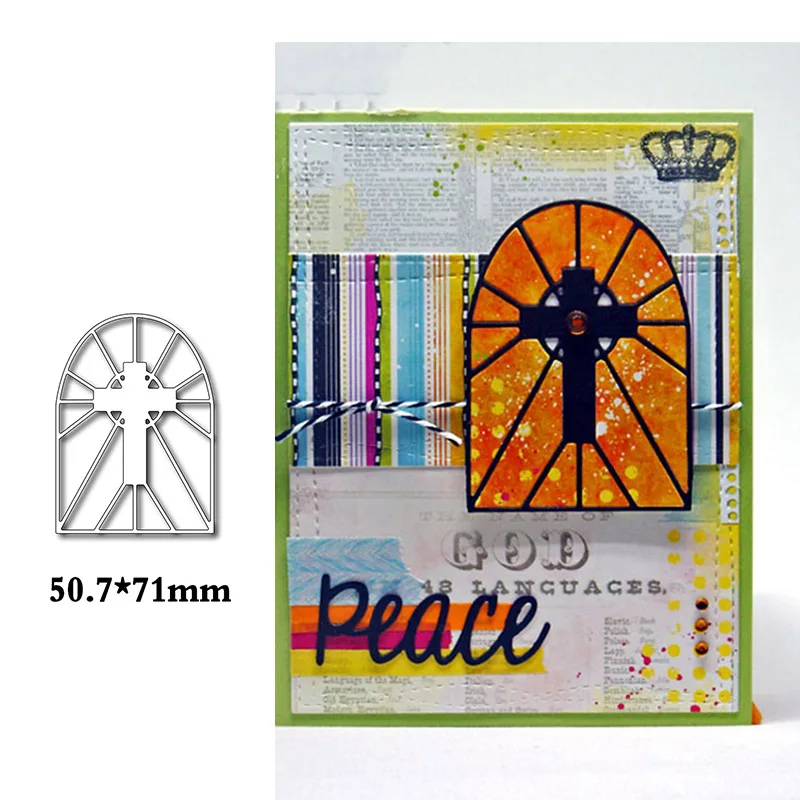 Винное стекло Книга крест молиться рука металла резки скрапбукинга для карты