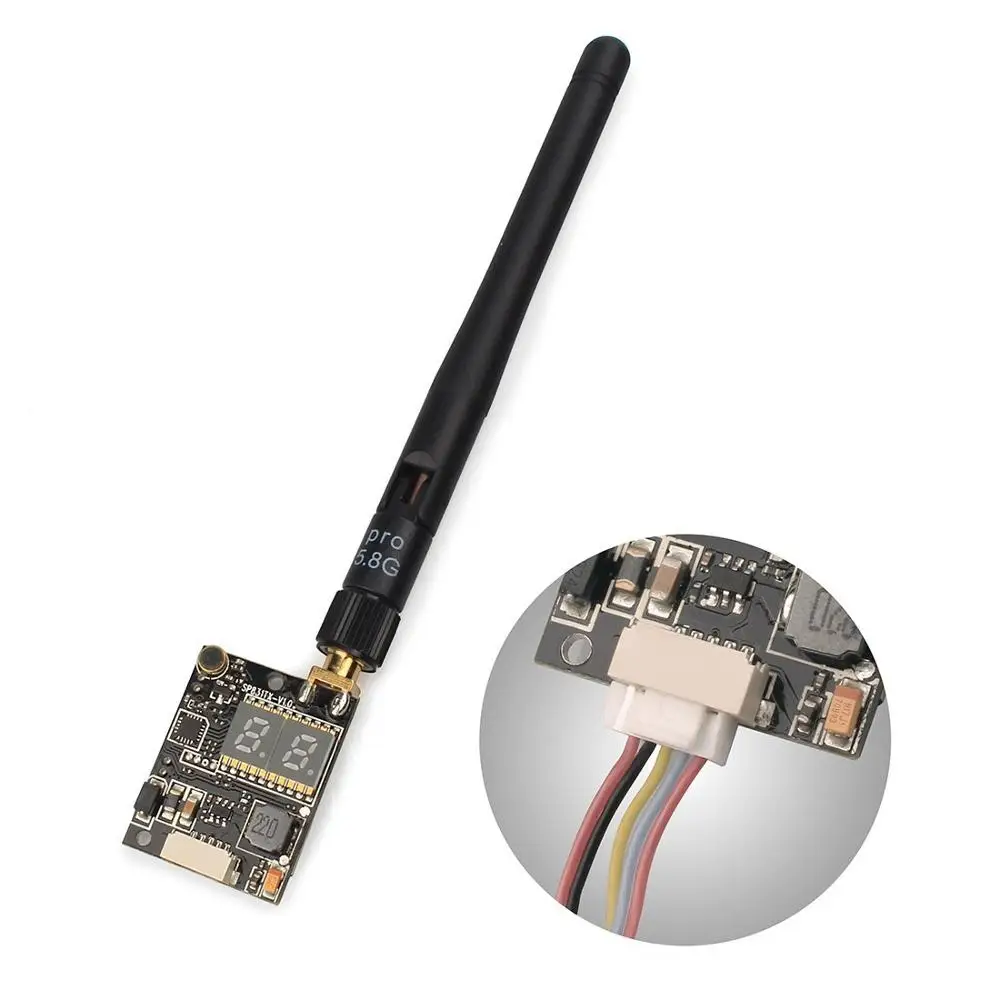 Широкий диапазон действия AKK KC01 600 передатчик mW FPV с 700TVL 2 8 мм 120 градусов NTSC формат