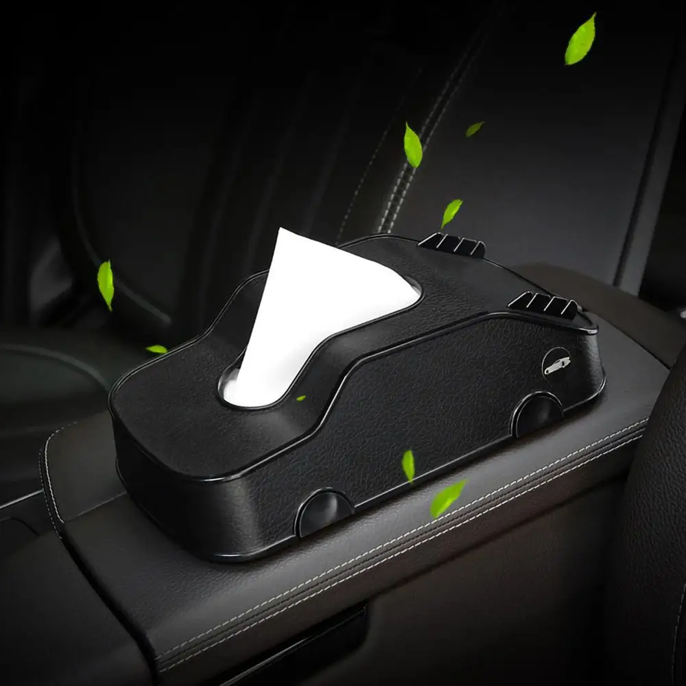 Многофункциональный 3 в 1 Автомобильная ТКАННАЯ коробка автомобильные салфетки